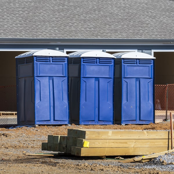 are there any restrictions on where i can place the portable toilets during my rental period in Orofino